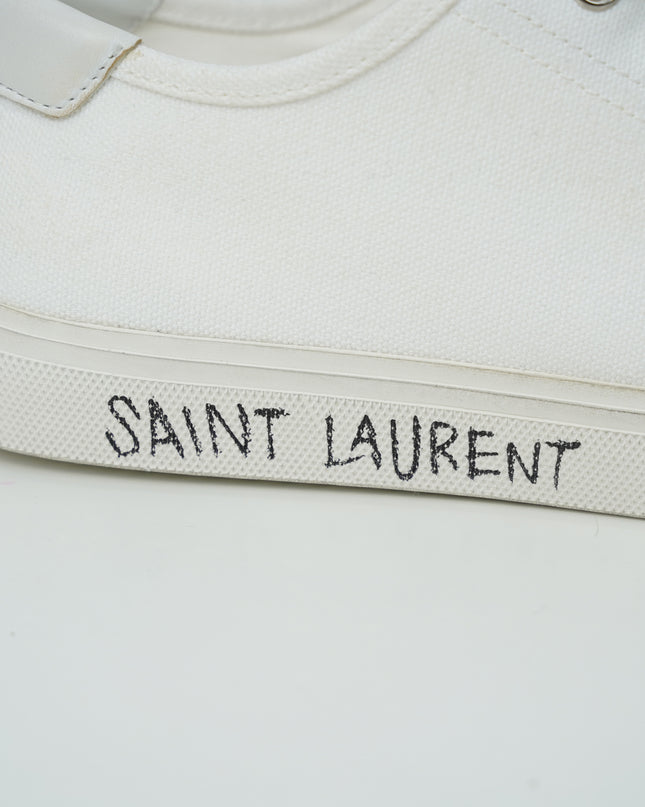 MALIBU OPTIC WHITE CANVAS SHOES