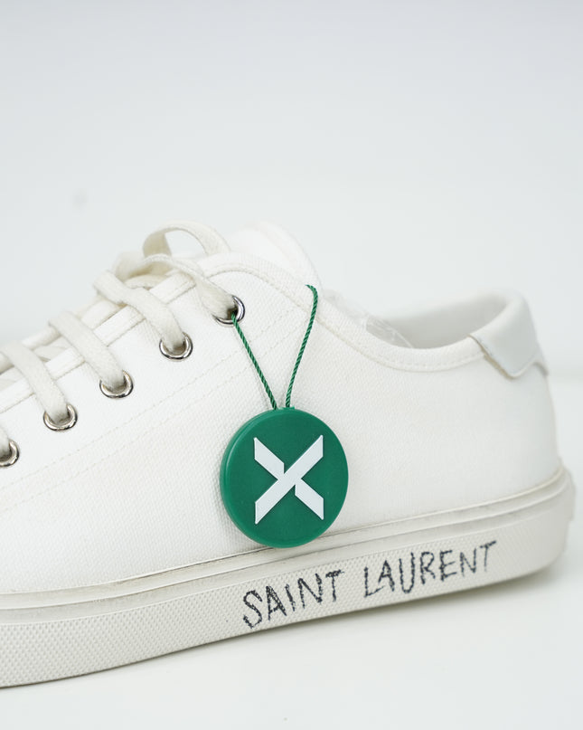 MALIBU OPTIC WHITE CANVAS SHOES