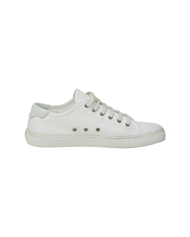 MALIBU OPTIC WHITE CANVAS SHOES