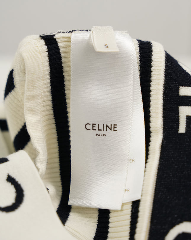 TANK TOP WHITE WITH BLACK STRIPES SIZE S