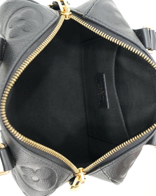MONOGRAM EMPREINTE SPEEDY BANDOULIÈRE 20 BLACK
