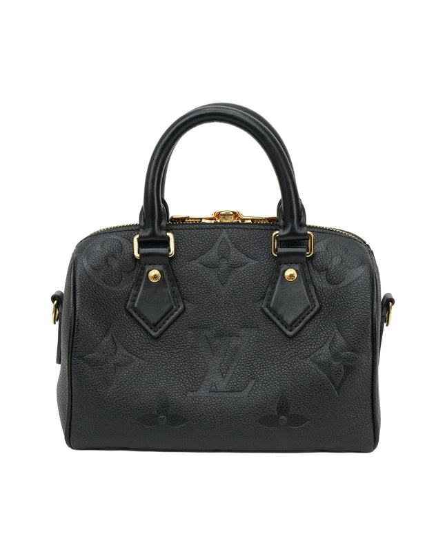 MONOGRAM EMPREINTE SPEEDY BANDOULIÈRE 20 BLACK