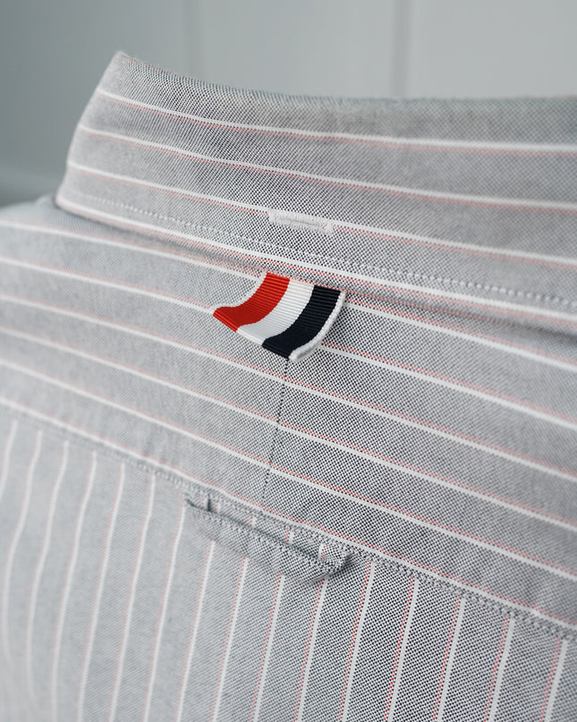 STRIPE LONG SLEEVES SHIRT MEDIUM GREY SIZE 3