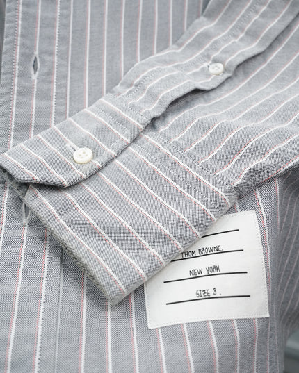 STRIPE LONG SLEEVES SHIRT MEDIUM GREY SIZE 3