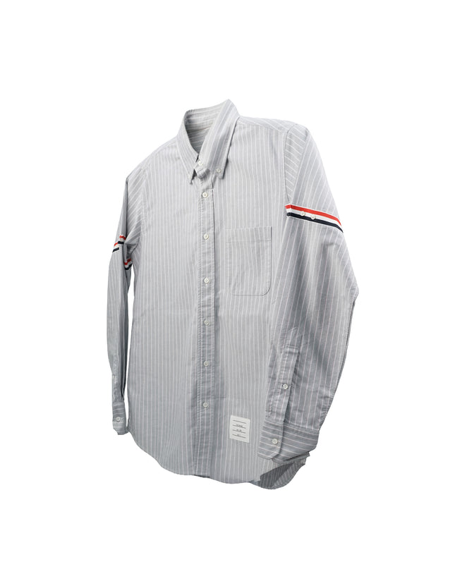 STRIPE LONG SLEEVES SHIRT MEDIUM GREY SIZE 3