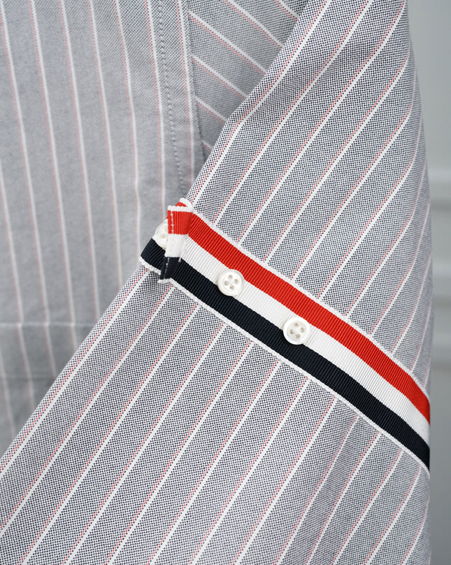 STRIPE LONG SLEEVES SHIRT MEDIUM GREY SIZE 3