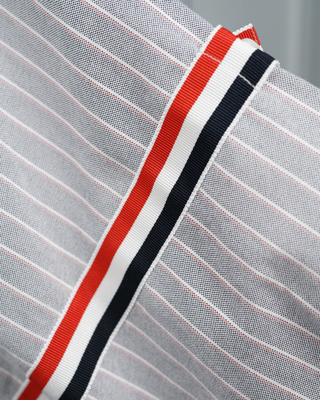 STRIPE LONG SLEEVES SHIRT MEDIUM GREY SIZE 3