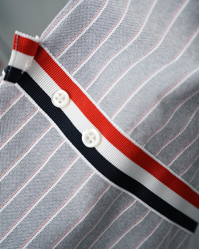 STRIPE LONG SLEEVES SHIRT MEDIUM GREY SIZE 3