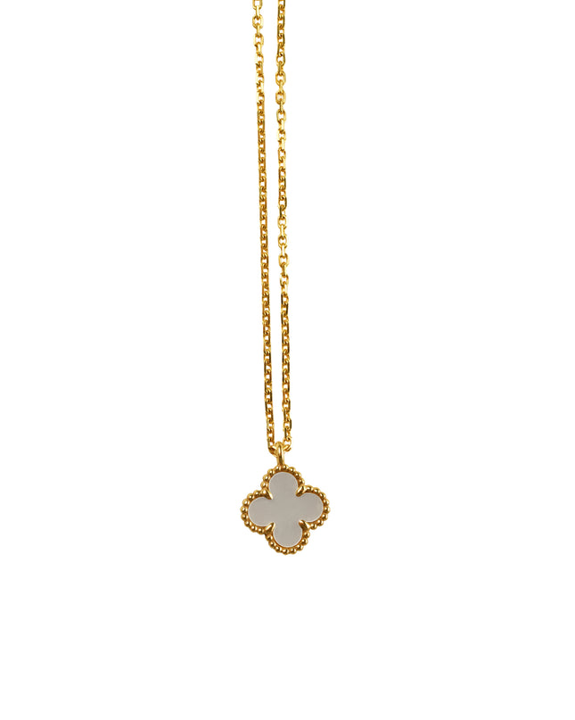 SWEET ALHAMBRA NECKLACE 18K GOLD MOTHER OF PEARL
