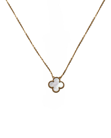 VINTAGE ALHAMBRA NECKLACE MOTHER OF PEARL