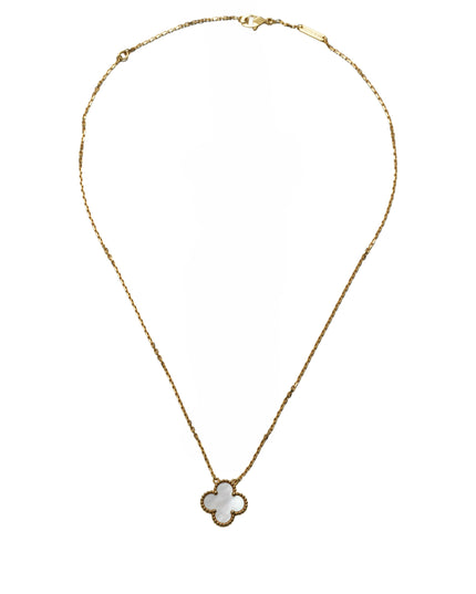 VINTAGE ALHAMBRA NECKLACE MOTHER OF PEARL