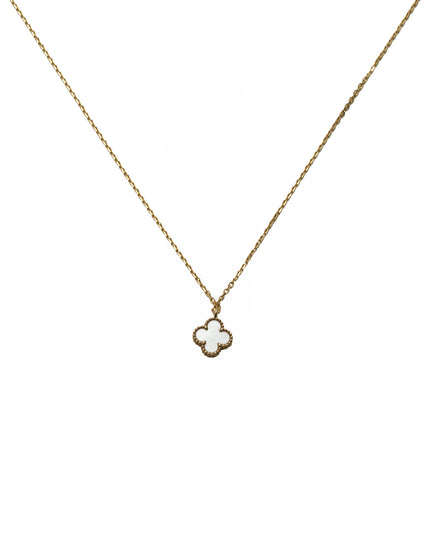 SWEET ALHAMBRA NECKLACE 18K GOLD MOTHER OF PEARL