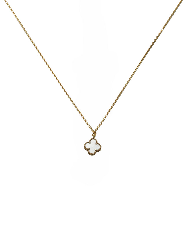 SWEET ALHAMBRA NECKLACE 18K GOLD MOTHER OF PEARL