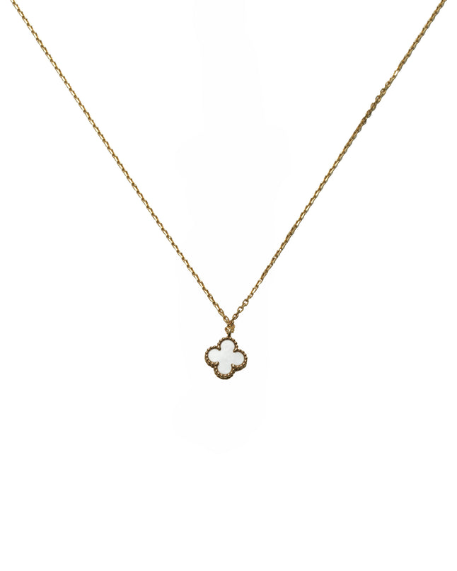 SWEET ALHAMBRA NECKLACE 18K GOLD MOTHER OF PEARL